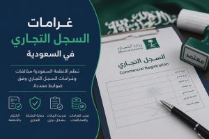 غرامات السجل التجاري في السعودية