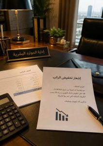 تخفيض الراتب