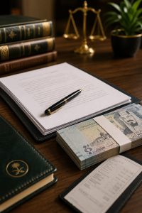 العربون والدفعة المقدمة في السعودية