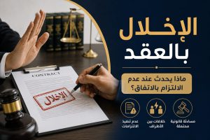 الإخلال بالعقد في السعودية
