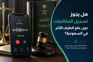 تسجيل المكالمات دون علم الطرف الآخر في السعودية