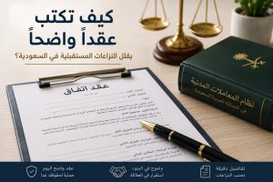 كيف تكتب عقدًا واضحًا يقلل النزاعات المستقبلية في السعودية