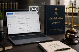 هل يجوز الاعتماد على البريد الإلكتروني كدليل في السعودية