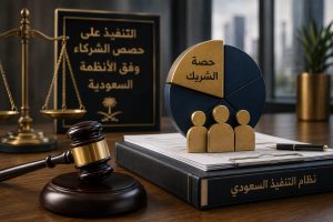 التنفيذ على حصص الشركاء في الشركات السعودية