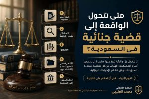 مراحل القضية الجنائية في السعودية
