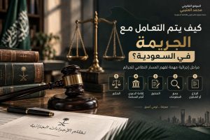 إجراءات التعامل مع الجريمة في السعودية