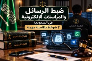 ضبط الرسائل والمراسلات الإلكترونية