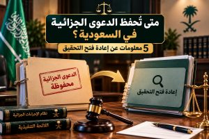 متى تُحفظ الدعوى الجزائية في السعودية